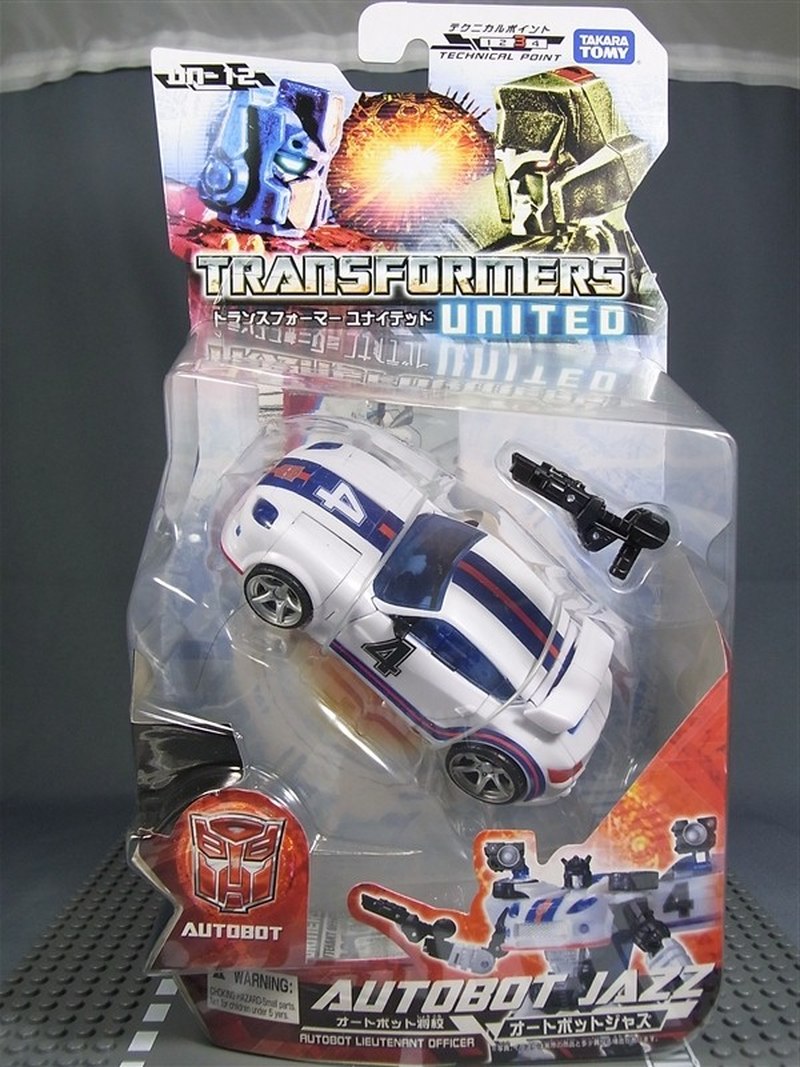 Transformers United Jazz Off the Card